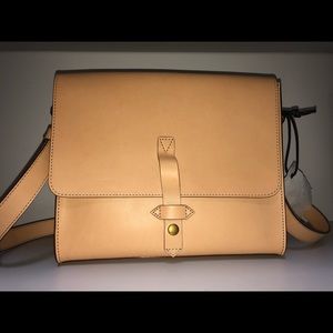 IIIBeca tan leather purse